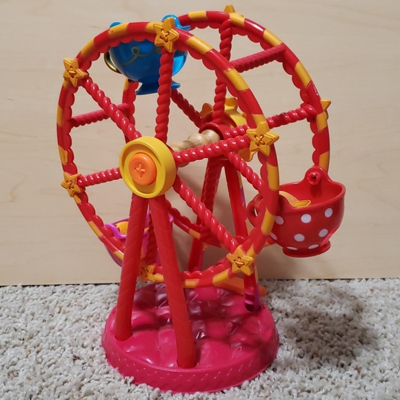 RARE Mini Lalaloopsy Peanuts Big Top Spinning Ferris Wheel - Picture 5 of 9